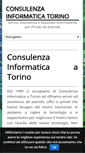 Mobile Screenshot of consulenzainformaticatorino.it